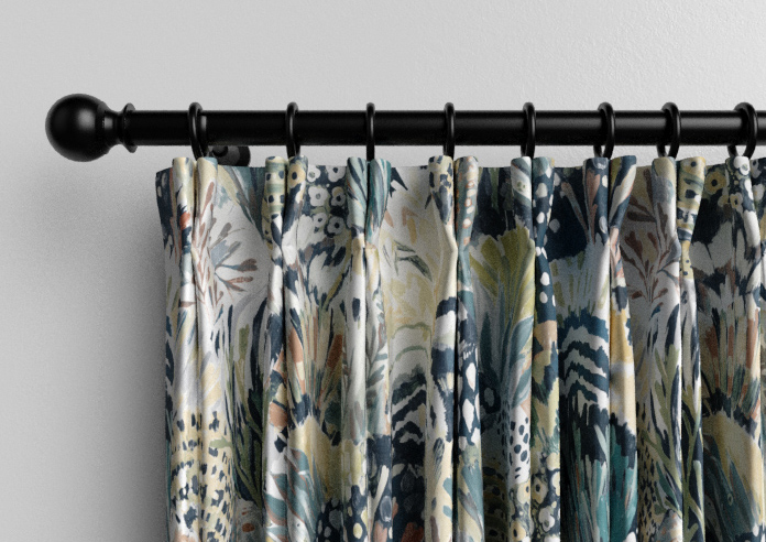 Maggie, Teal - Made to Measure Curtains - Image 10